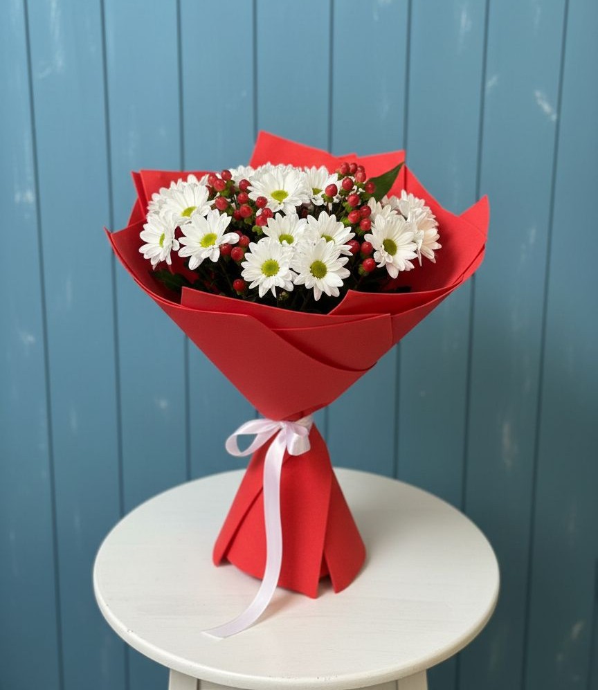 Букет цветов из: Хризантемы в Коротояке