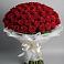 Букет 101 Красная роза Блэк Мэджик в Коротояке