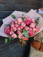 Букет розы в пальмах в Коротояке Букет цветов из: Розы в Коротояке