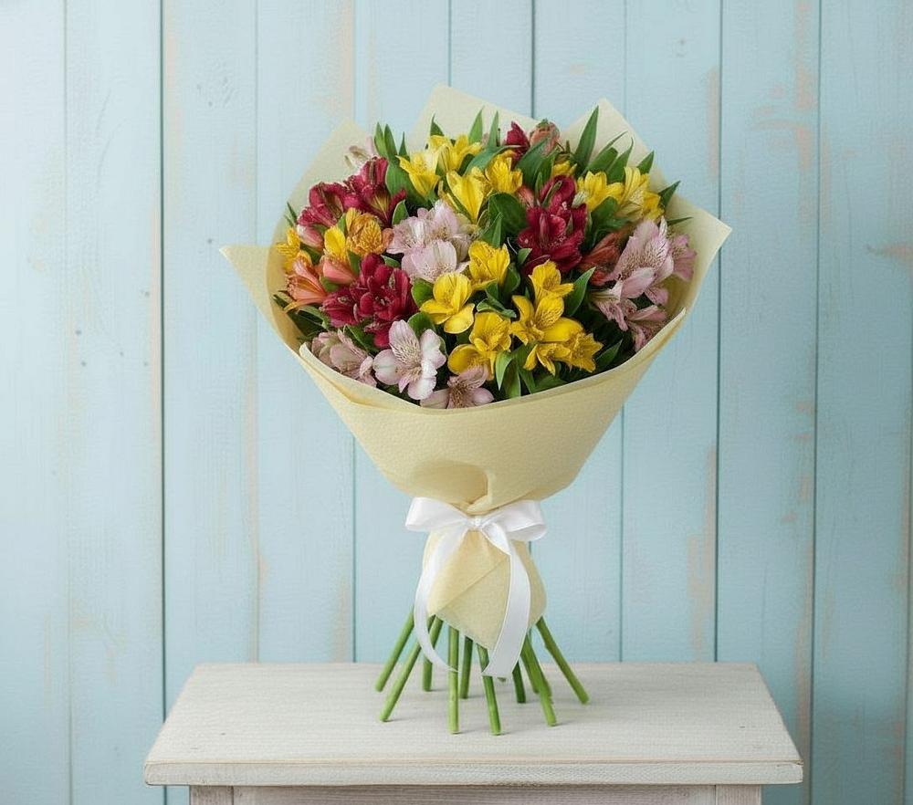 Букет цветов из: Альстромерии в Коротояке