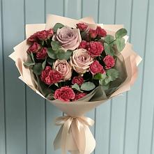 Букет цветов из:  Гвоздики и Розы #REPLACE_PRED# Коротояке