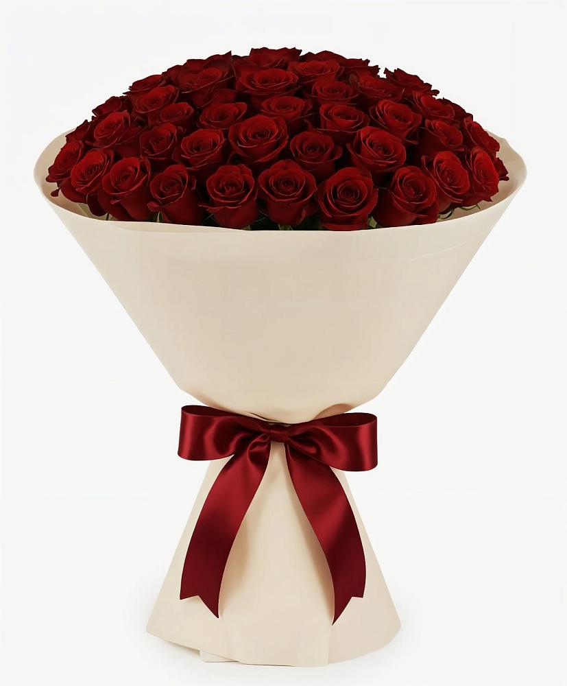 Букет 101 Бордовая роза Блэк Бакарра в Коротояке