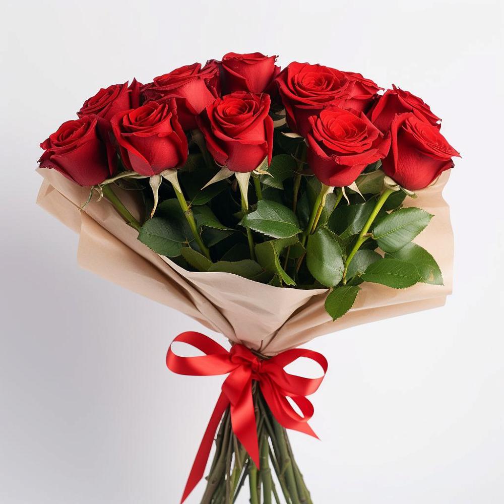Букет 11 Красных роз Эдлесс Лав в Коротояке