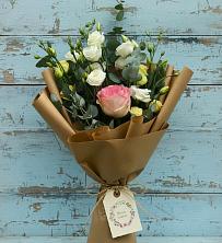 Букет цветов из:  Розы и Лизиантусы в Коротояке