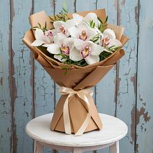 Букет цветов из:  Орхидеи и Розы в Коротояке